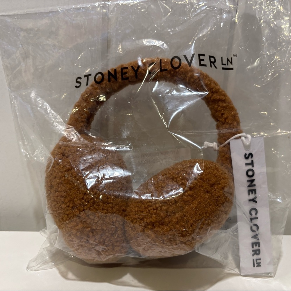 Stoney Clover Lane Sherpa Ear Muffs - Teddy Brown - Cozy Collection